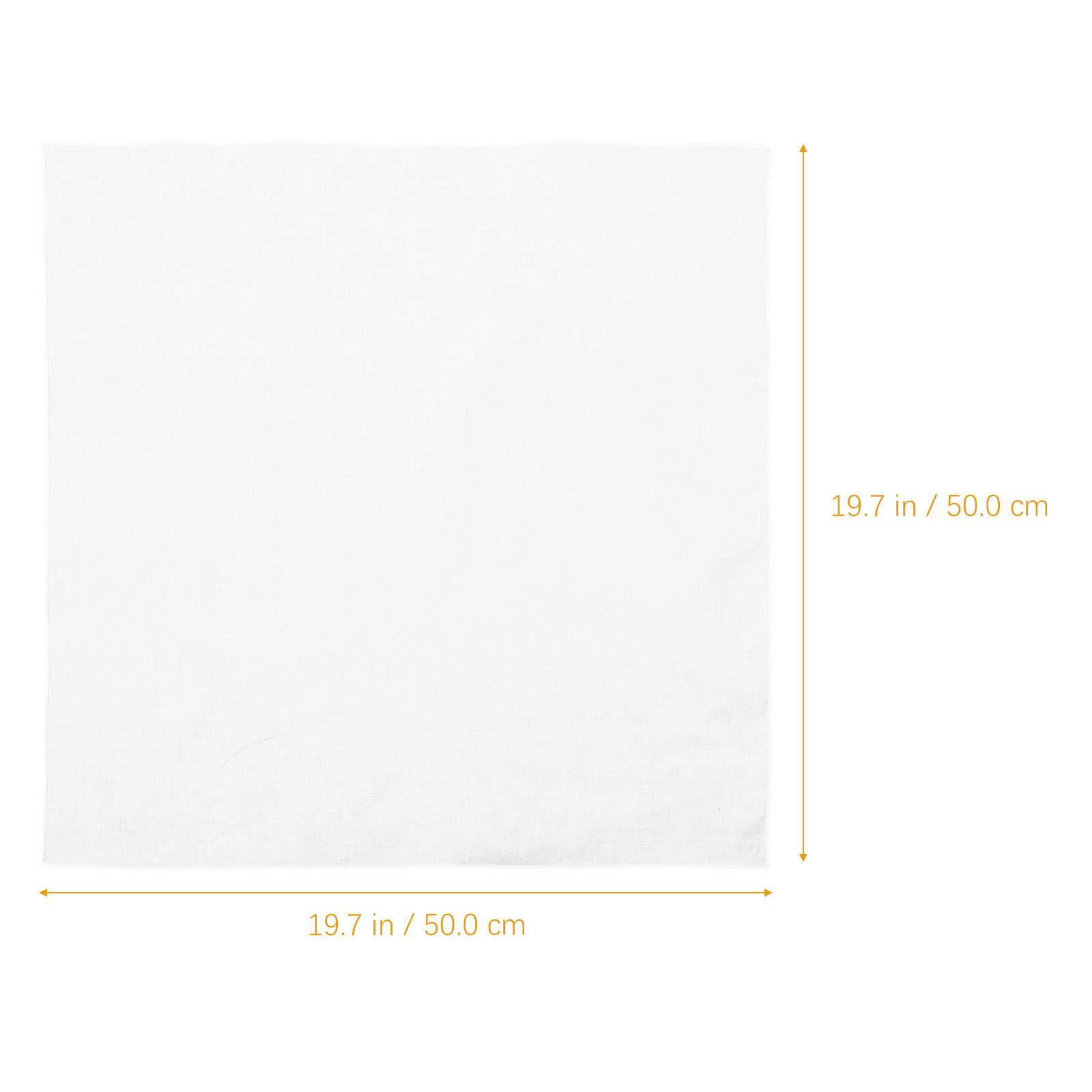 White Cotton Handkerchief Squa - đánh giá và giá Bandana Blank White