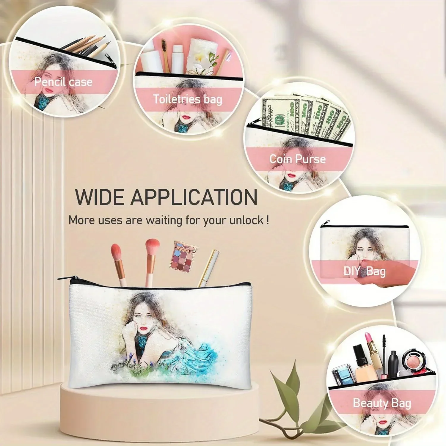 20pcs Sublimation Blank Makeup - đánh giá và giá Tote Bag Sublimation
