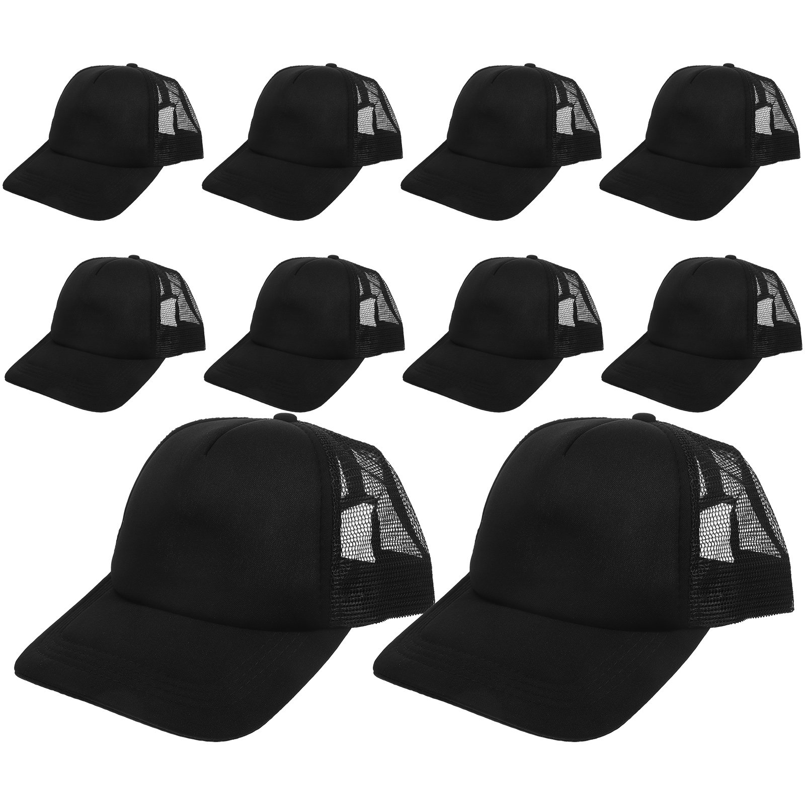 10Pcs Blank Mesh Baseball Caps - đánh giá và giá Hat Sublimation Blank