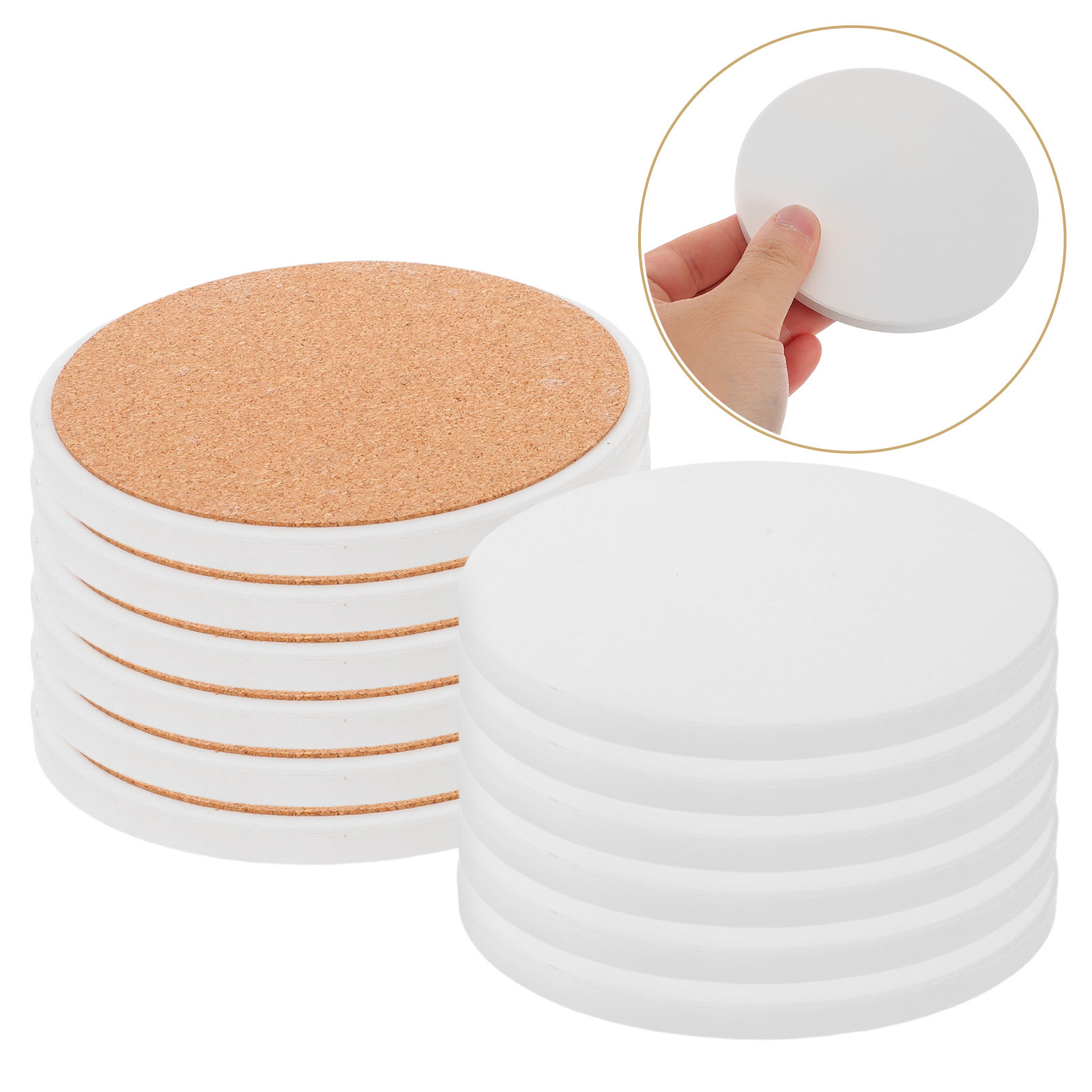 12pcs Sublimation Coasters Bla - đánh giá và giá Ceramic Tile Blank