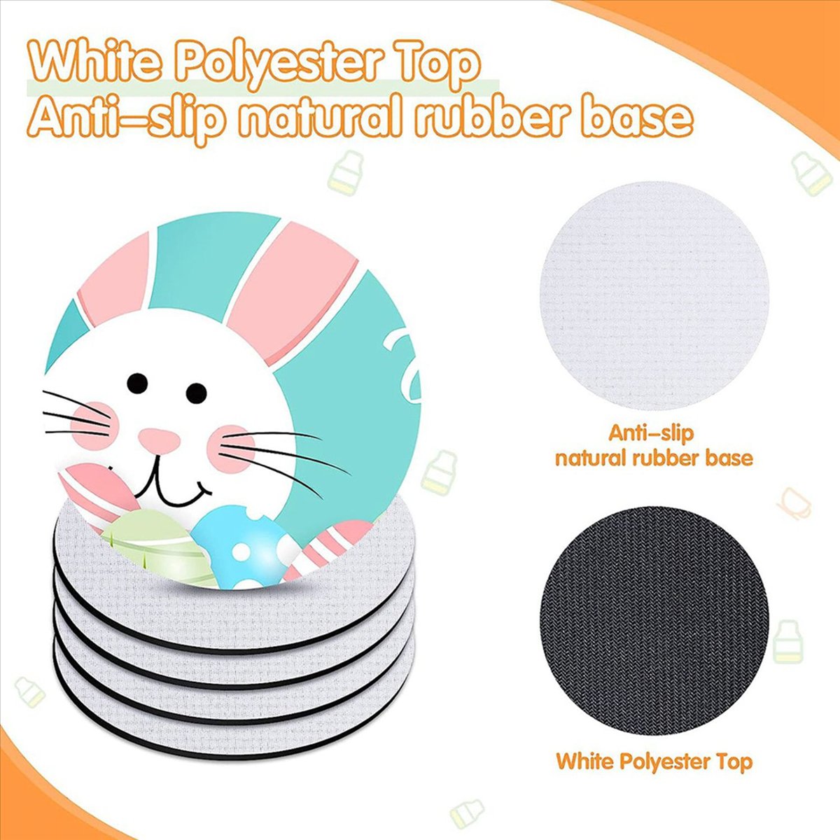 ABVT-160PC Sublimation Blank C - đánh giá và giá Coaster Sublimation Blank