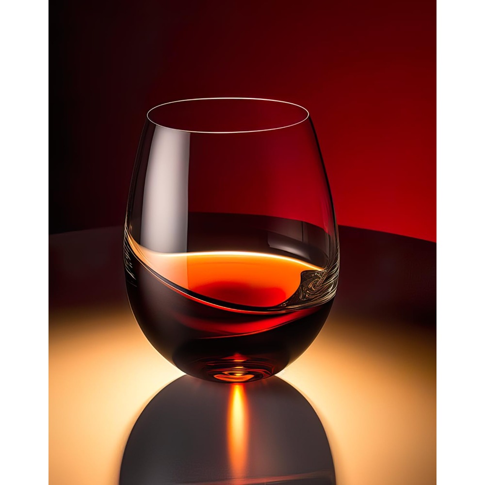Stemless Wine Glasses Set of 4 - đánh giá và giá Tumbler 20Oz White
