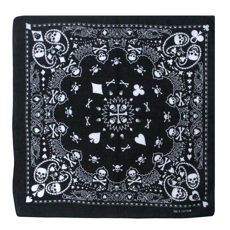55Cm Trắng Đen Đỏ Đầu Lâu Xi H - đánh giá và giá Bandana Blank White
