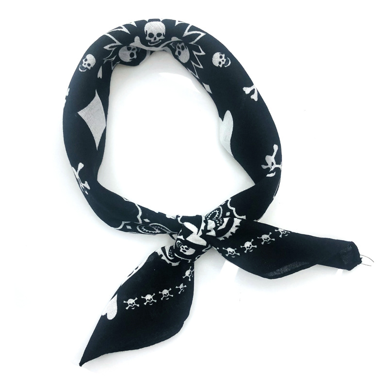 55Cm Trắng Đen Đỏ Đầu Lâu Xi H - đánh giá và giá Bandana Blank White