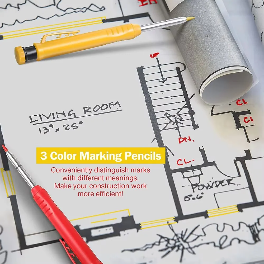 Solid Carpenter Pencil Set Woo - đánh giá và giá Staedtler Pencil Lumocolor