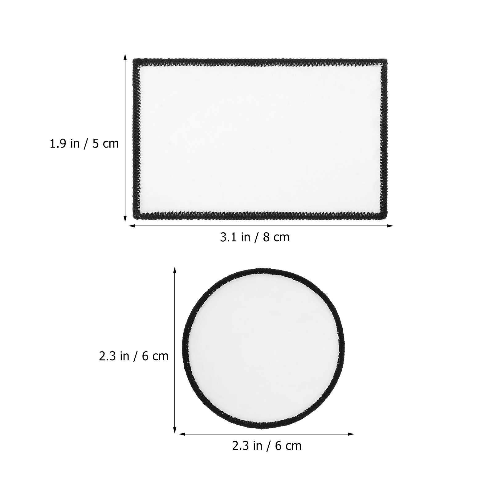 30Pcs Blank Iron-on Patches Su - đánh giá và giá Hat Sublimation Blank