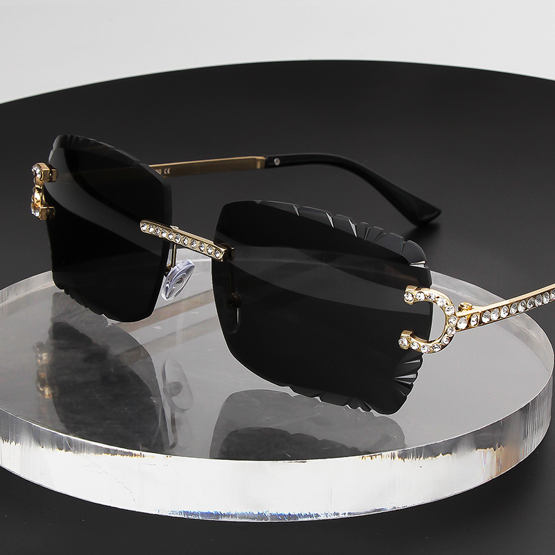Fashion Rimless Square Sunglas - đánh giá và giá Metal Photo Panel