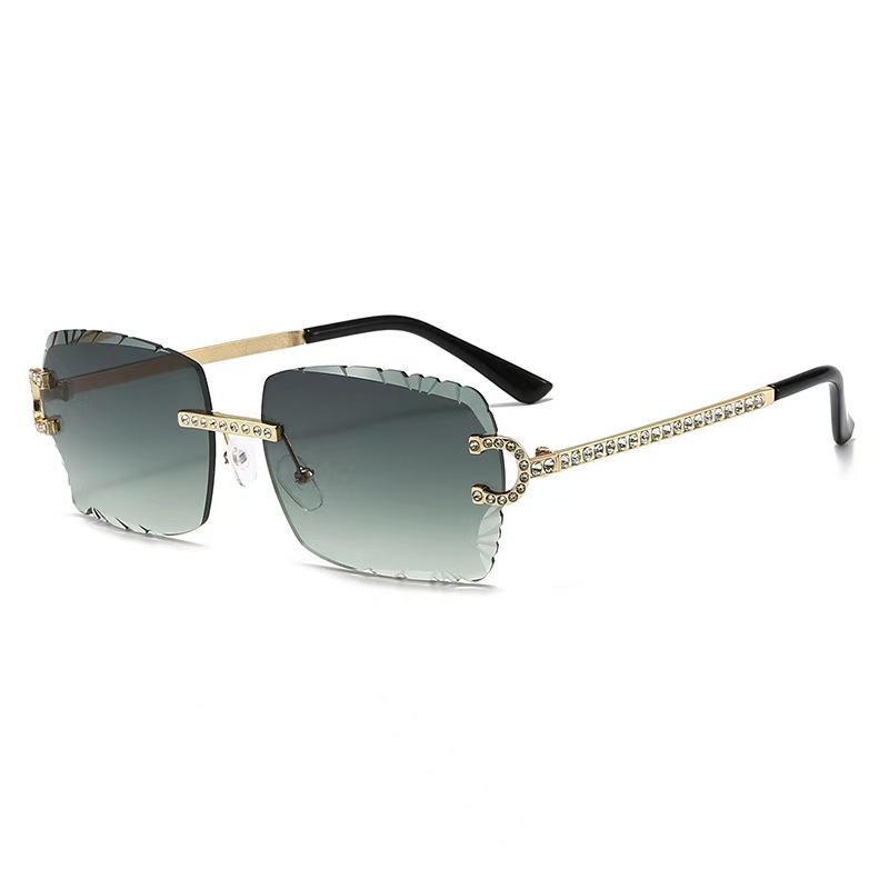 Fashion Rimless Square Sunglas - đánh giá và giá Metal Photo Panel