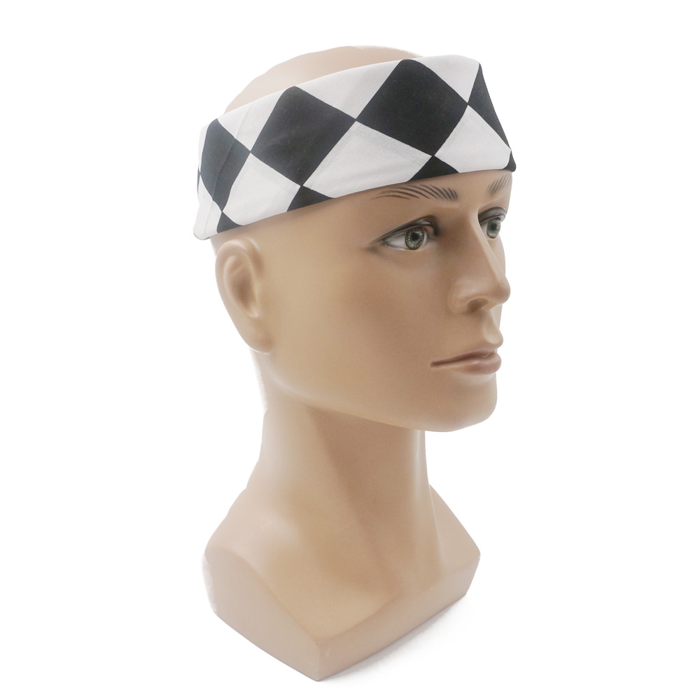 Bandana Checkered Flag Auto Ra - đánh giá và giá Bandana Blank White