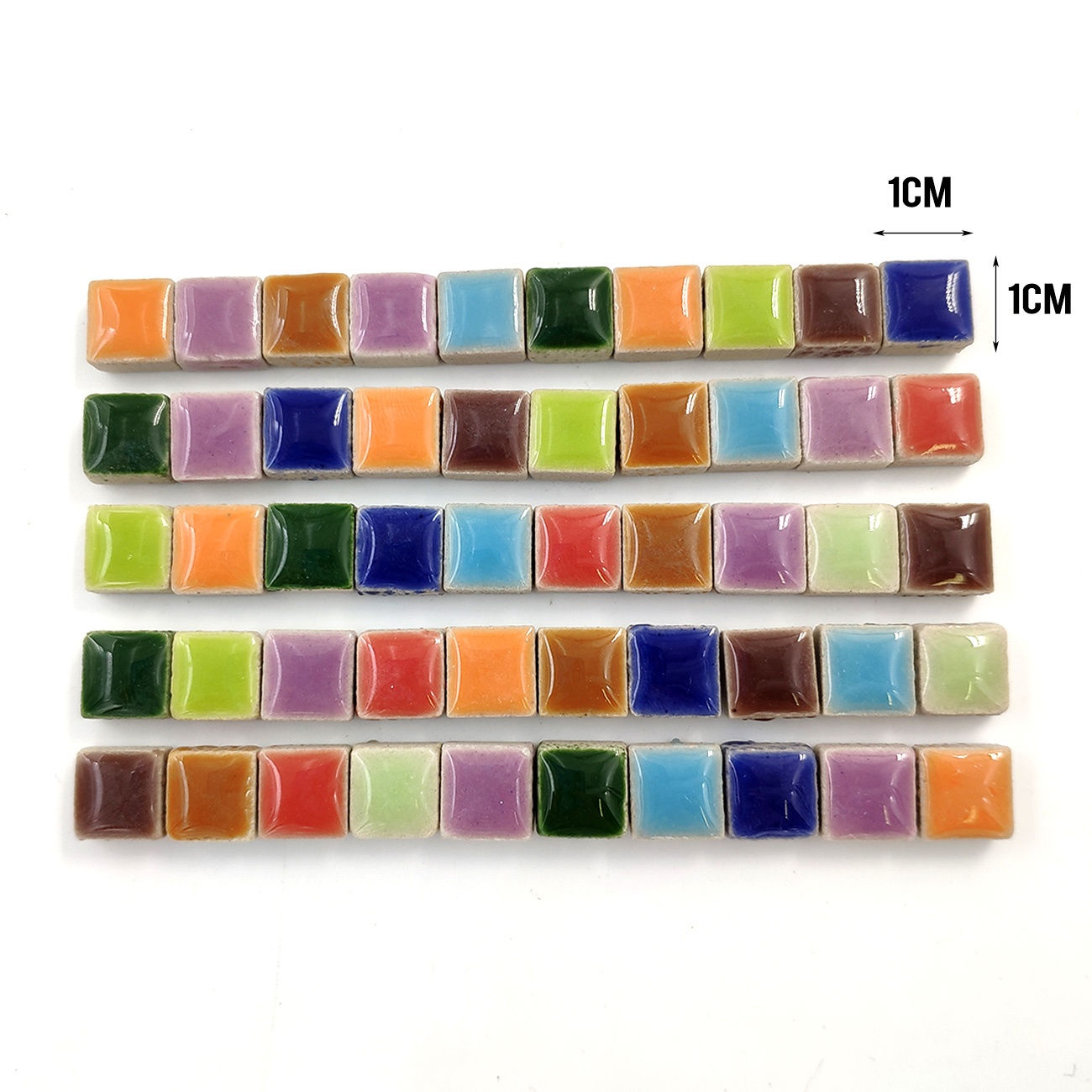100g DIY Ceramic Mosaic Tiles  - đánh giá và giá Ceramic Tile Blank