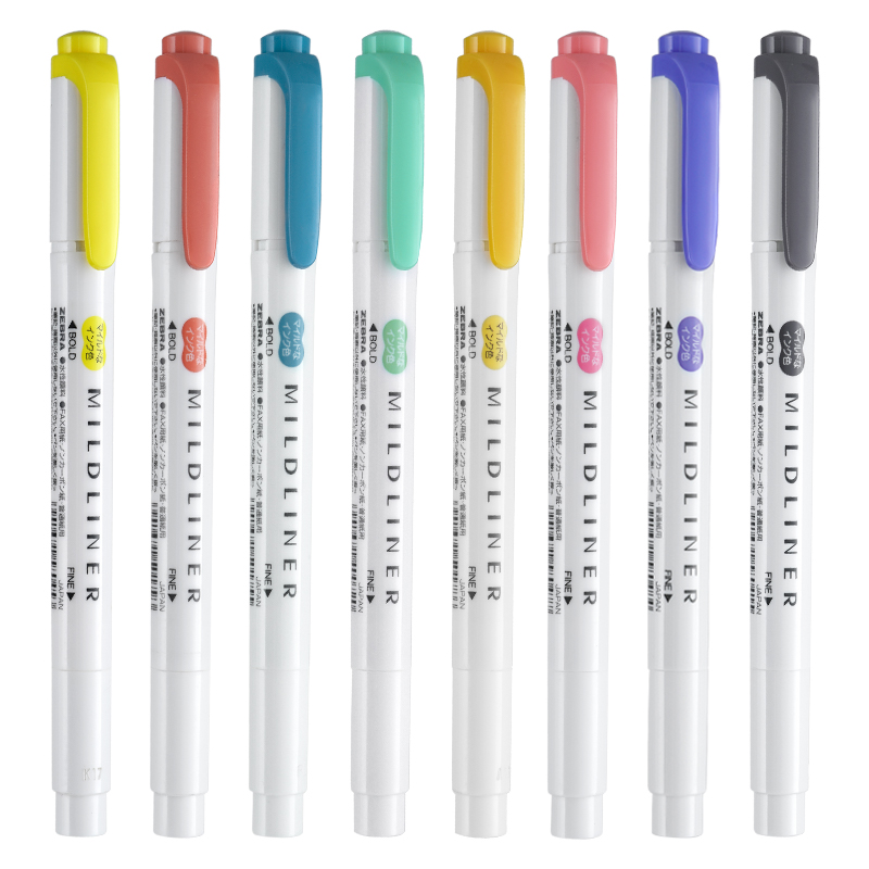 Ngựa Vằn Mildliner Lót Hai Đầu - đánh giá và giá Zebra Pen Mildliner