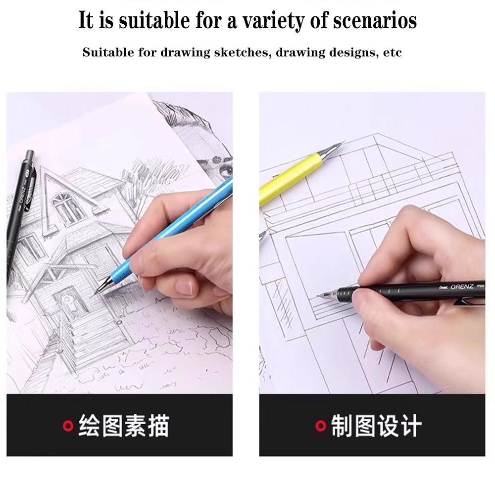 Japan Pentel Orenz 0.2mm Mecha - đánh giá và giá Pentel Pen Energel