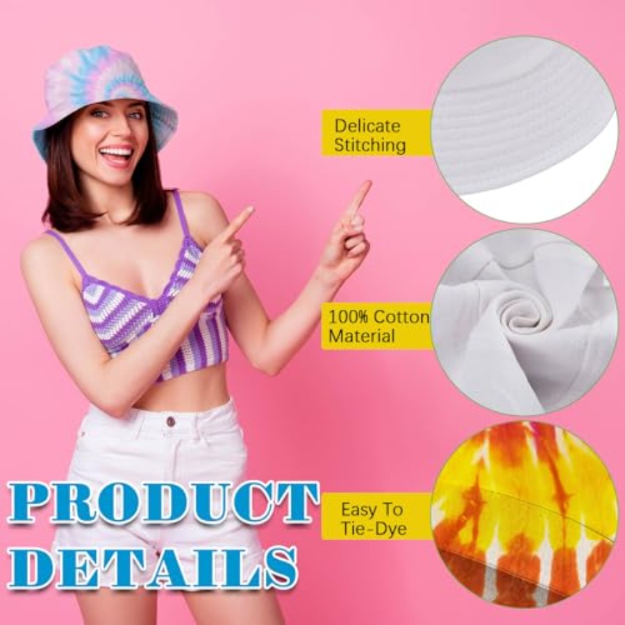 White cotton bucket hat for ti - đánh giá và giá Hat Sublimation Blank